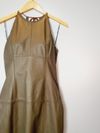 Vestido Juliana Sanmartin couro