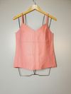 Blusa Juliana Sanmartin couro