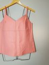 Blusa Juliana Sanmartin couro