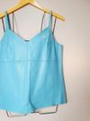 Blusa Juliana Sanmartin couro