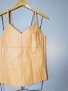 Blusa Juliana Sanmartin couro