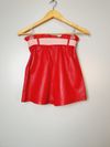 Shorts Juliana Sanmartin couro