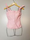 Blusa Juliana Sanmartin couro