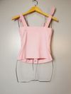 Blusa Juliana Sanmartin couro