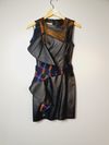 Vestido Juliana Sanmartin couro