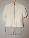 Blusa Juliana Sanmartin couro