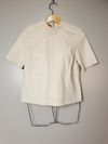 Blusa Juliana Sanmartin couro