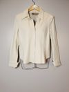 Camisa Juliana Sanmartin couro