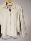 Camisa Juliana Sanmartin couro