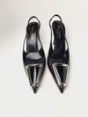 Scarpin Slingback Saint Laurent Avenue