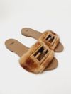Flat Fendi Mink Wide-Band