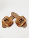 Flat Fendi Mink Wide-Band