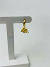 Brinco ouro amarelo