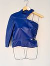 Blusa Juliana Sanmartin couro