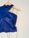 Blusa Juliana Sanmartin couro