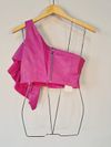 Blusa Juliana Sanmartin couro