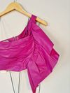 Blusa Juliana Sanmartin couro