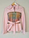 Camisa Juliana Sanmartin couro