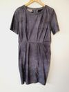 Vestido Juliana Sanmartin couro