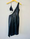Vestido Juliana Sanmartin couro