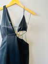 Vestido Juliana Sanmartin couro