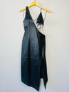 Vestido Juliana Sanmartin couro