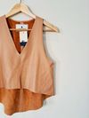 Blusa Tannerie couro