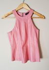 Blusa Tais Peretto couro