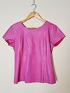 Blusa em couro