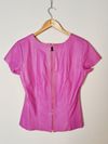 Blusa em couro