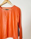 Blusa CMindov couro