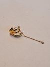 Piercing Mariana Pelegrini ouro amarelo 18K
