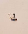 Piercing Mariana Pelegrini ouro branco 18K