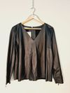Blusa Liziane Richter couro