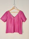 Blusa em couro