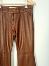 Calça Cris Barros couro