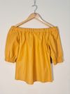Blusa em Couro Zinnia
