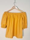 Blusa em Couro Zinnia