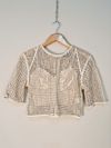 Blusa em Couro Zinnia
