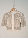 Blusa em Couro Zinnia