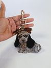 Chaveiro Gucci Dog Canvas
