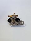 Chaveiro Gucci Dog Canvas