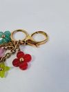Chaveiro Louis Vuitton Multicolor Pop Flowers