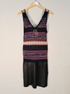 Vestido Lolitta tricot couro