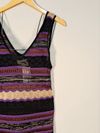 Vestido Lolitta tricot couro