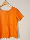 Blusa em Couro Lu Brandão