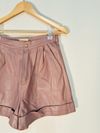 Shorts Minimale couro