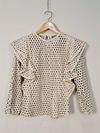Blusa Cruise em couro