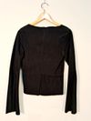 Blusa Ivana Cornelsen em couro