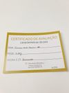 Brinco Vivara ouro branco 18K
